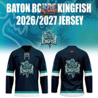 Baton Rouge Kingfish New Threads New Season 2026 Personalized Hockey Jersey