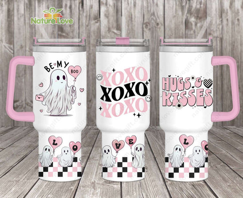 Be My Boo 40oz Stanley Tumbler Pink Quencher Valentine Day’s Gift