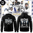 Bentley Falcons 2026 Atlantic Hockey America Champions Back 2 Back Hoodie T-Shirt