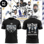 Bentley Falcons 2026 Atlantic Hockey America Champions Back 2 Back Hoodie T-Shirt