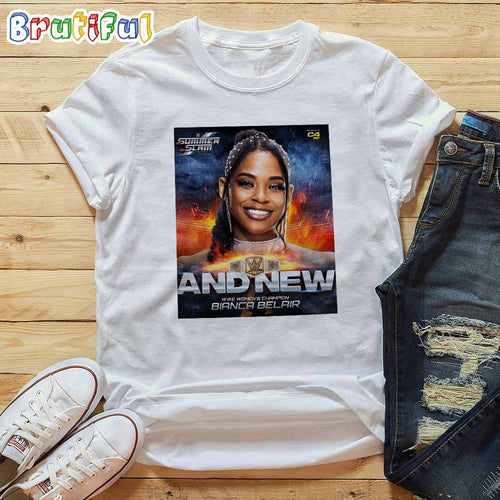 Bianca Belair And New WWE Womens Champion At WWE SummerSlam T-Shirt