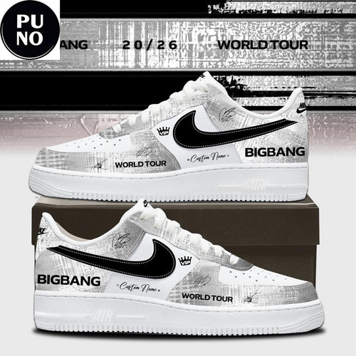 Bigbang World Tour 2026 Custom Name Air Force 1 Shoes