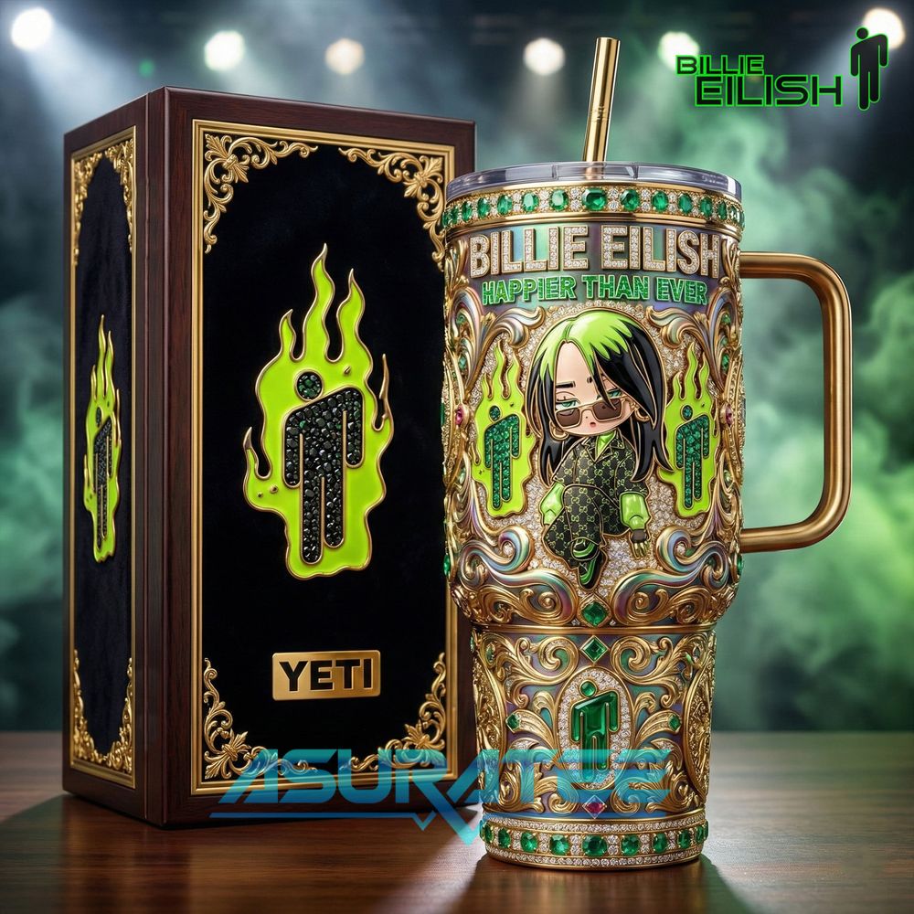 Billie Eilish Happier Than Ever Limited Edition YETI Tumbler