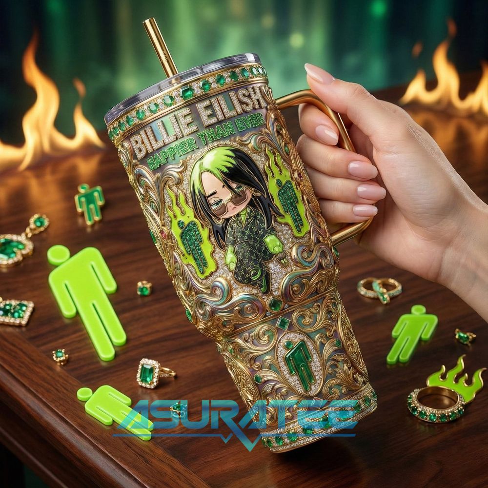 Billie Eilish Happier Than Ever Limited Edition YETI Tumbler