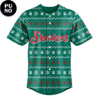 Biloxi Shuckers 2026 Christmas In July Personalized Baseball Jersey