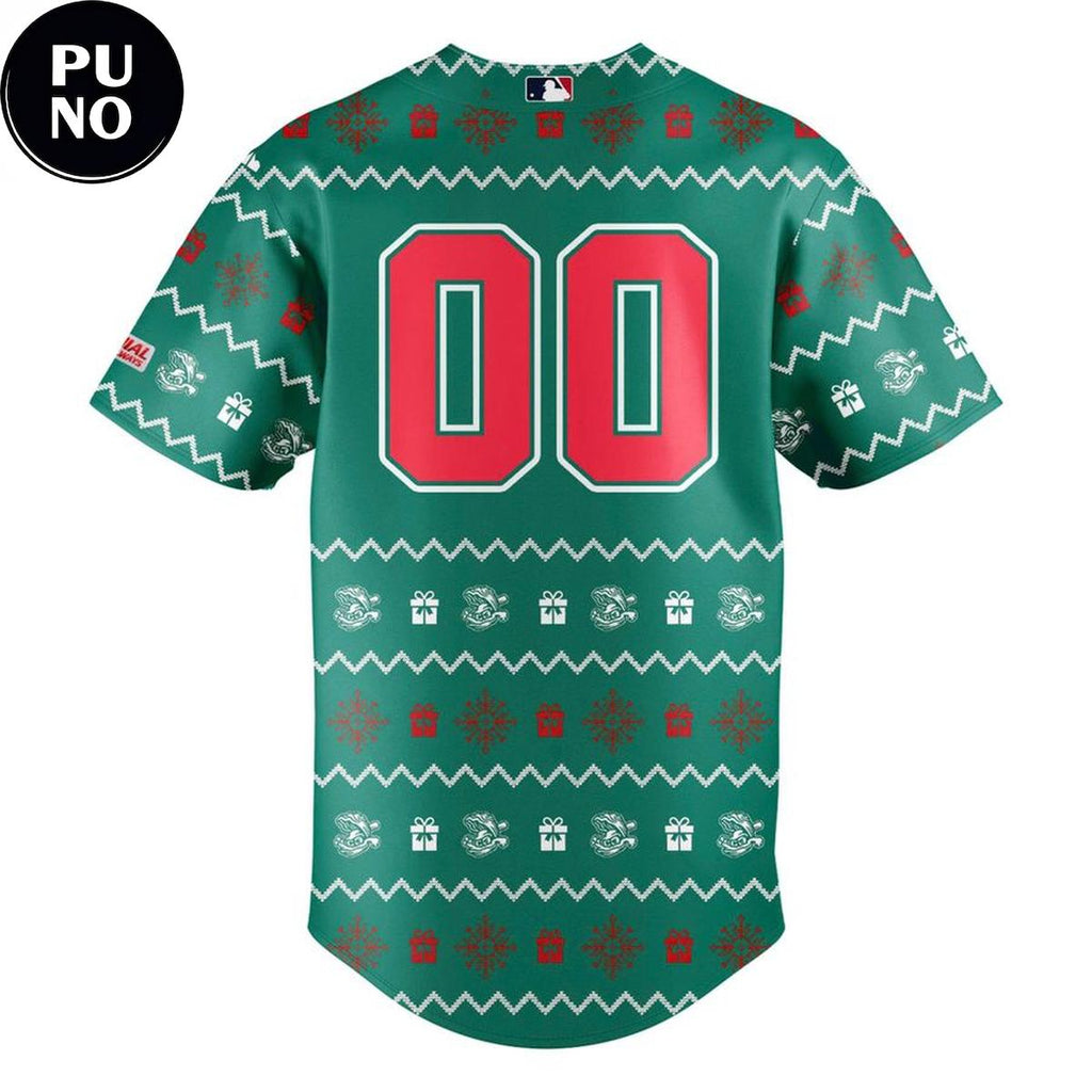 Biloxi Shuckers 2026 Christmas In July Personalized Baseball Jersey