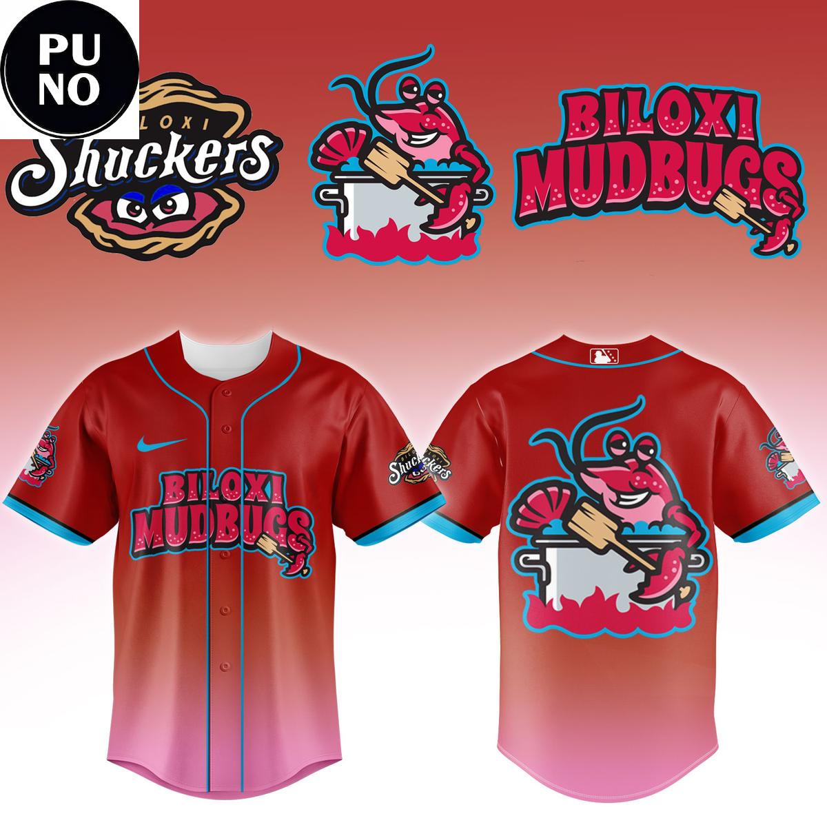Biloxi Shuckers x Biloxi Mudbugs 2026 New Alternate Baseball Jersey