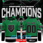 Binghamton Black Bears 2026 Empire Division Champions Hockey Jersey