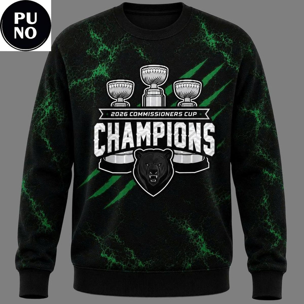 Binghamton Black Bears Commissionners Cup 2026 Champions Hoodie T-Shirt