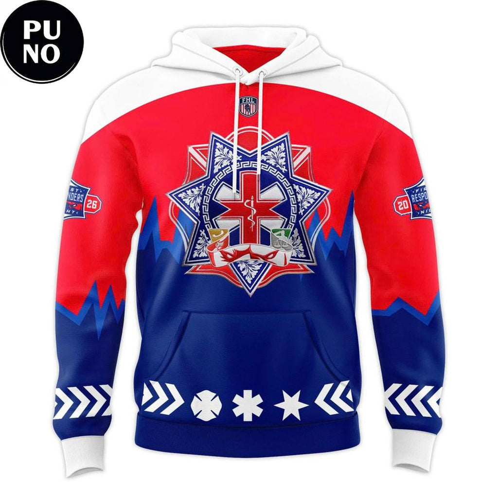 Binghamton Black Bears First Responders Night 2026 Hoodie