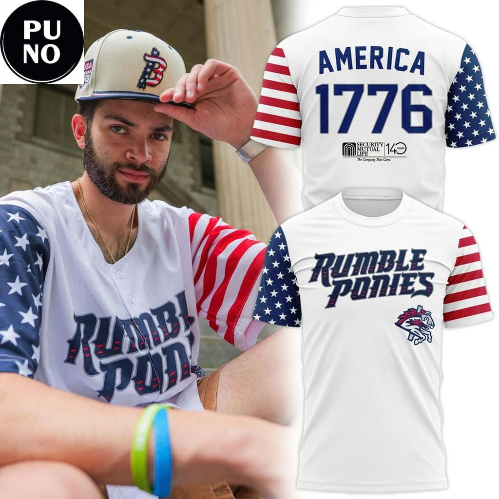 Binghamton Rumble Ponies 250th Anniversary of USA Night Shirt