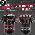 Birmingham Barons x Christmas In July 2026 Personalized Baseball Jersey
