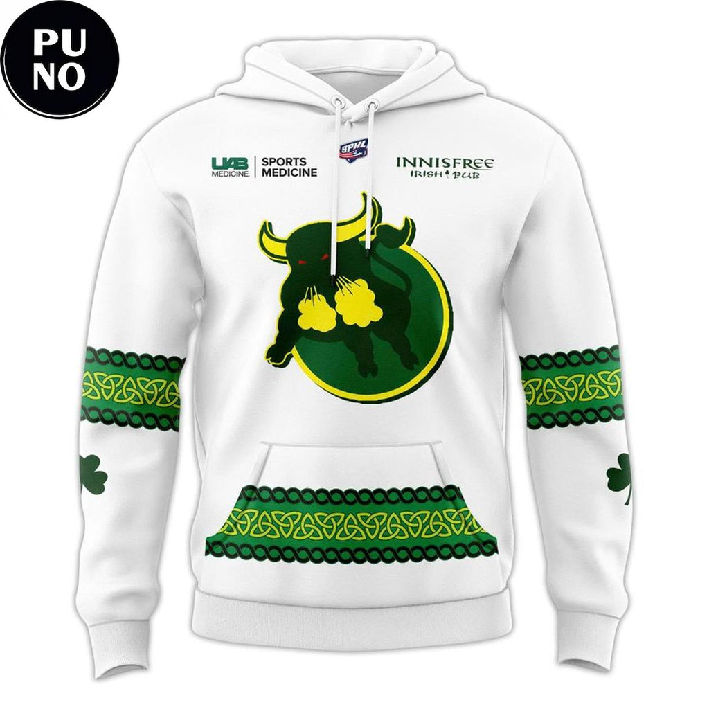Birmingham Bulls 2026 St. Patrick’s Game Hoodie