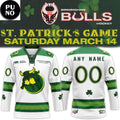 Birmingham Bulls 2026 St. Patrick’s Game Personalized Hockey Jersey