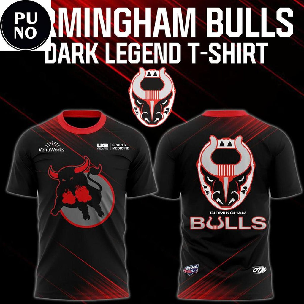 Birmingham Bulls Bulls Dark Legend 2026 Hoodie T-Shirt