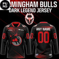 Birmingham Bulls Bulls Dark Legend 2026 Personalized Hockey Jersey