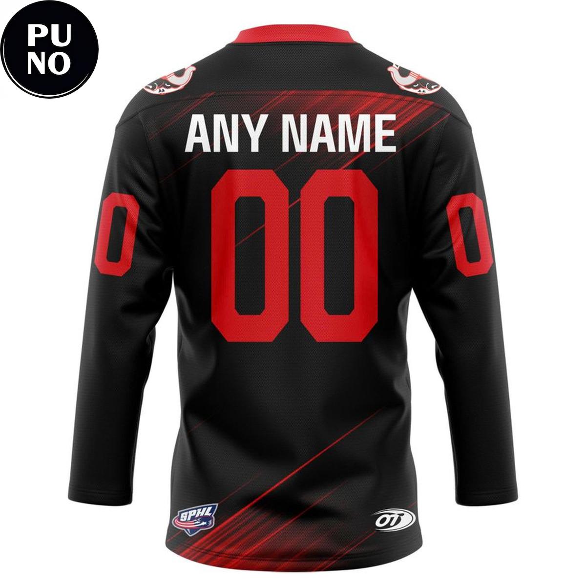 Birmingham Bulls Bulls Dark Legend 2026 Personalized Hockey Jersey