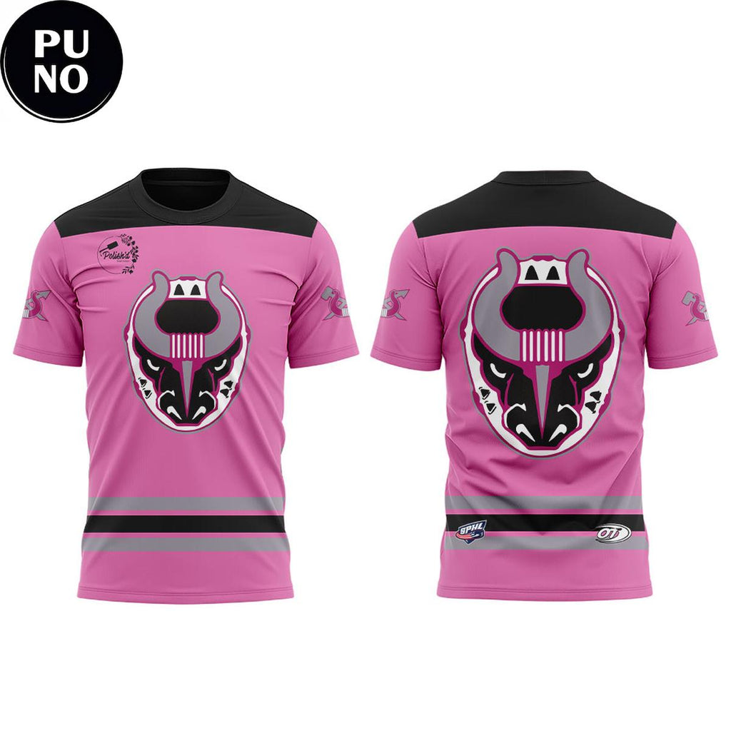 Birmingham Bulls Fights Cancer 2026 Pink Hoodie T-Shirt