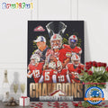 Birmingham Stallions 2024 UFL Championship Wall Art Poster Canvas