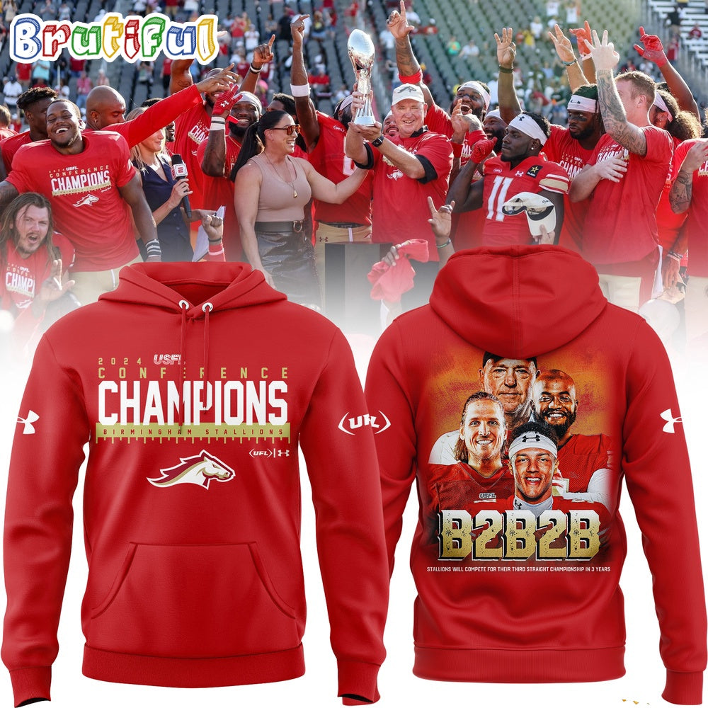 Birmingham Stallions 2024 USFL Conference Champions Hoodie T-Shirt