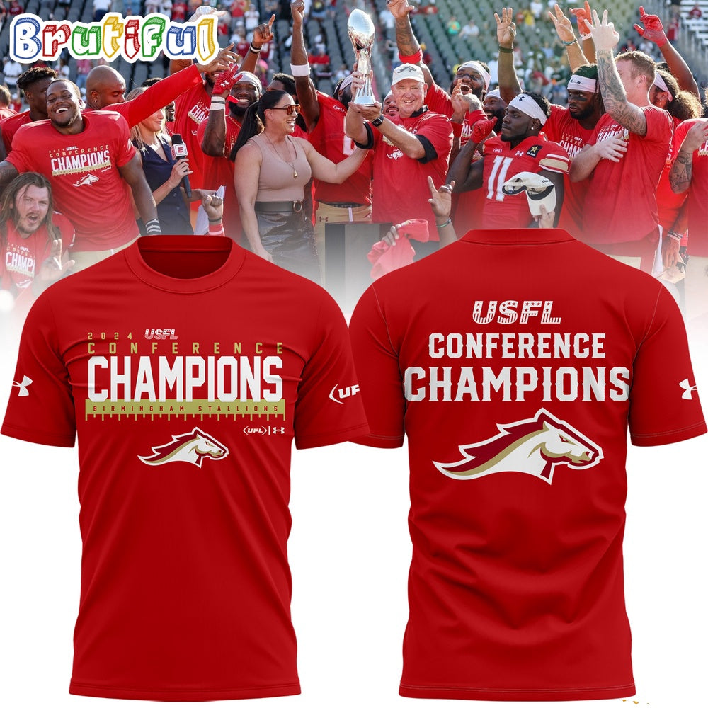 Birmingham Stallions 2024 USFL Conference Champions Hoodie T-Shirt