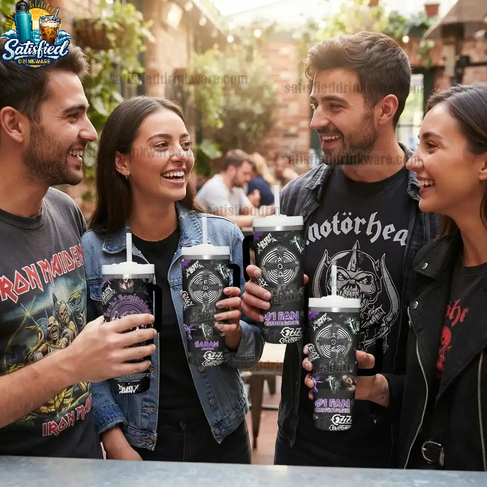 Black Sabbath 40oz Collector Edition With Handle Tumbler