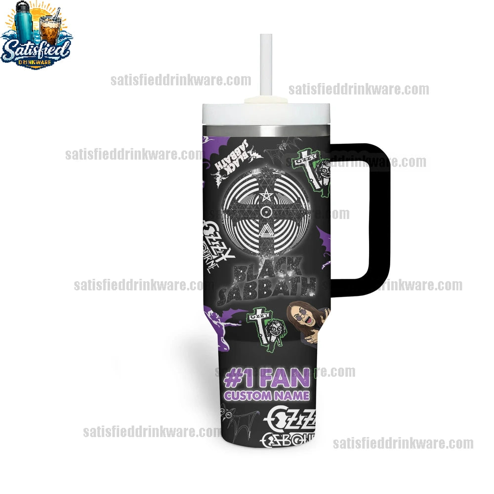 Black Sabbath 40oz Collector Edition With Handle Tumbler