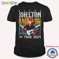 Blake Shelton Back To The Honky Tonk Tour 2024 T Shirt
