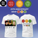 Blink-182 25th Anniversary 2026 Signature Hoodie T-Shirt