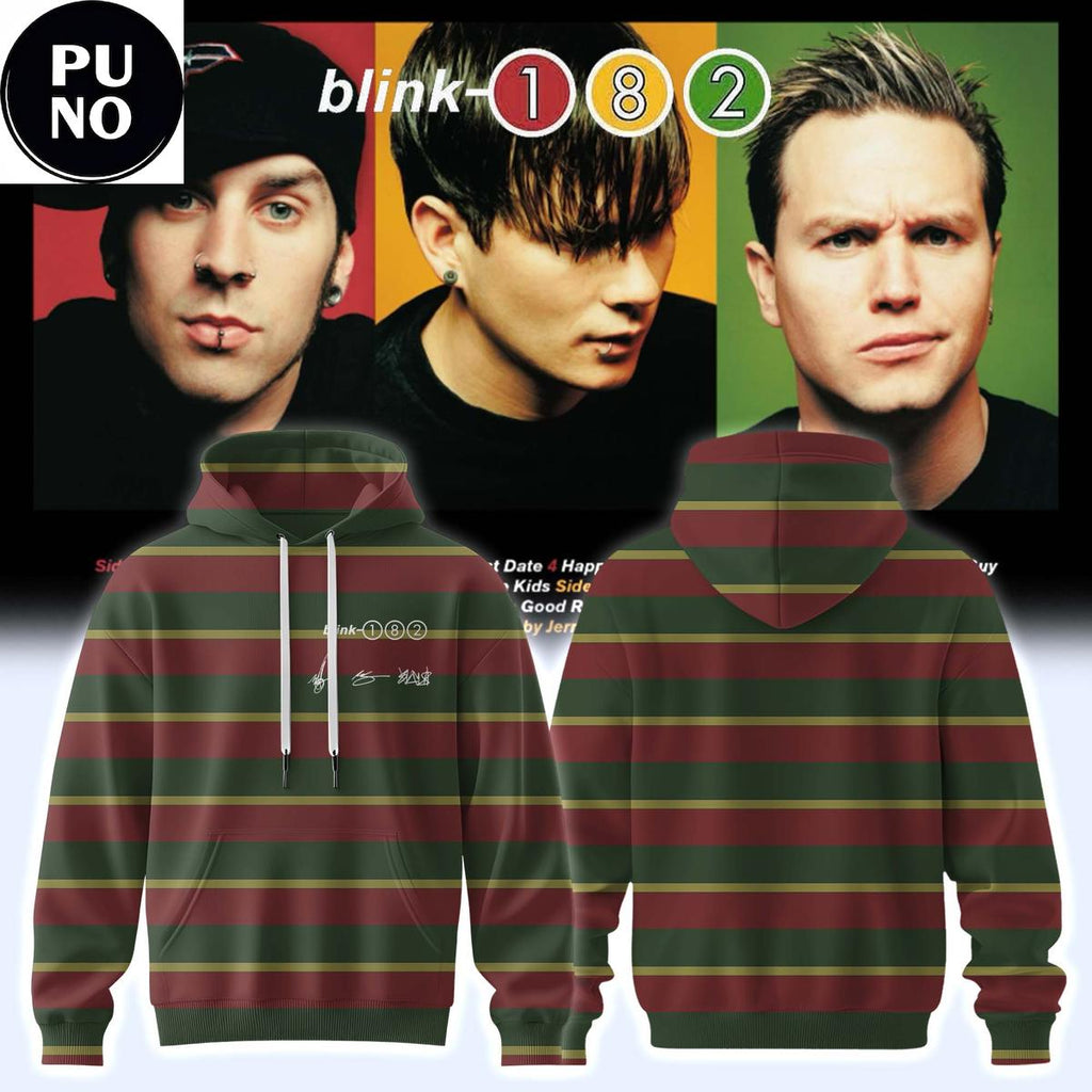Blink-182 25th Anniversary Signature 2026 Hoodie T-Shirt