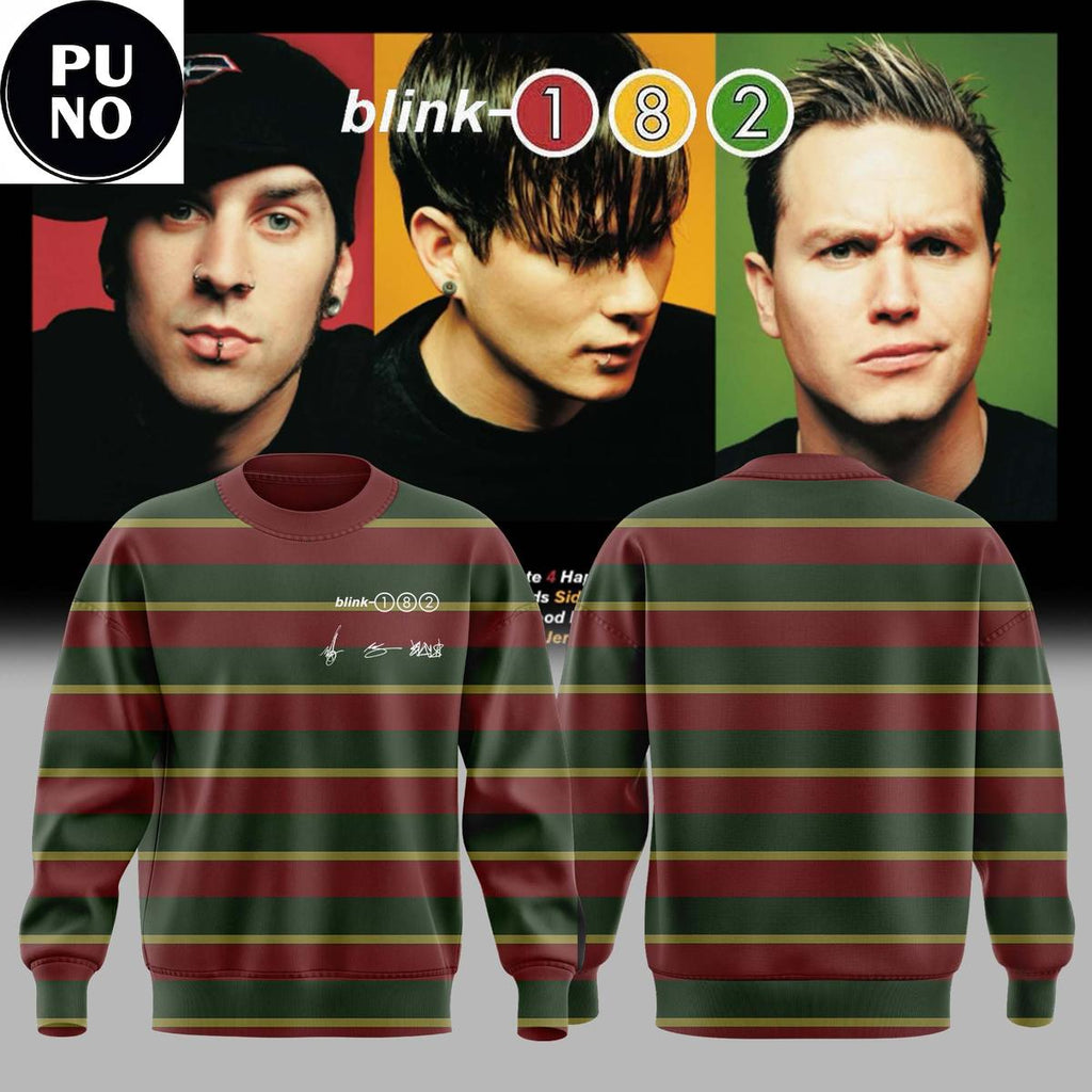 Blink-182 25th Anniversary Signature 2026 Hoodie T-Shirt