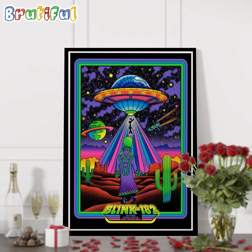 Blink-182 July 2 2024 Tour Desert Diamond Arena Glendale AZ Wall Art Poster Canvas