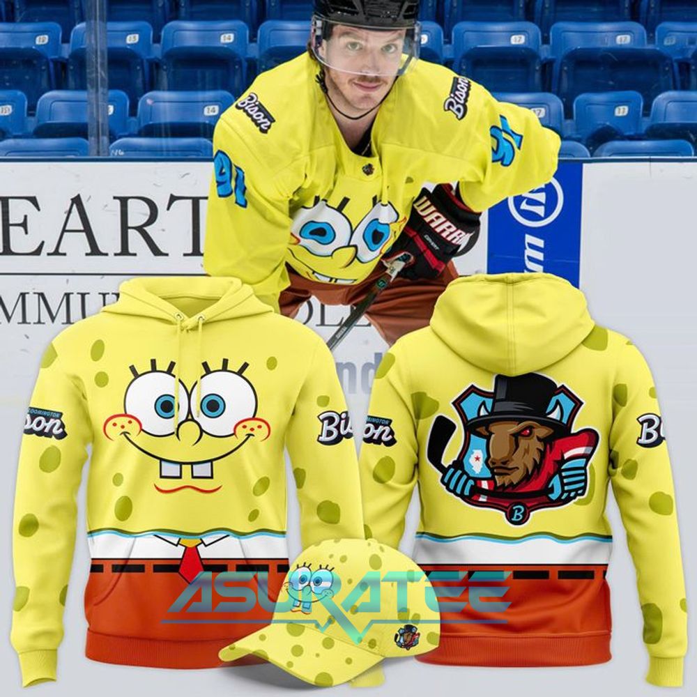 Bloomington Bison x SpongeBob 2025 Special Hoodie Set