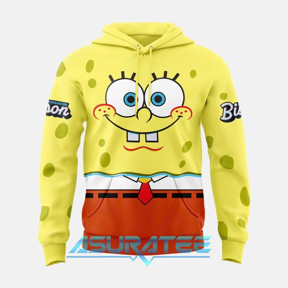 Bloomington Bison x SpongeBob 2025 Special Hoodie Set