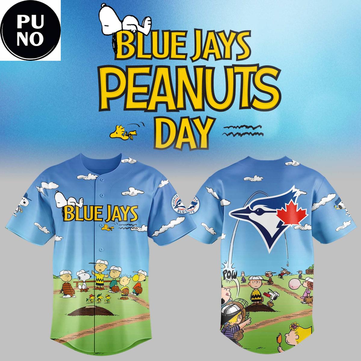Blue Jays x Peanuts Day 2026 Baseball Jersey
