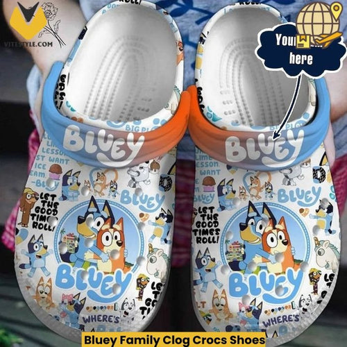 Bluey Family Clog Crocs Shoes