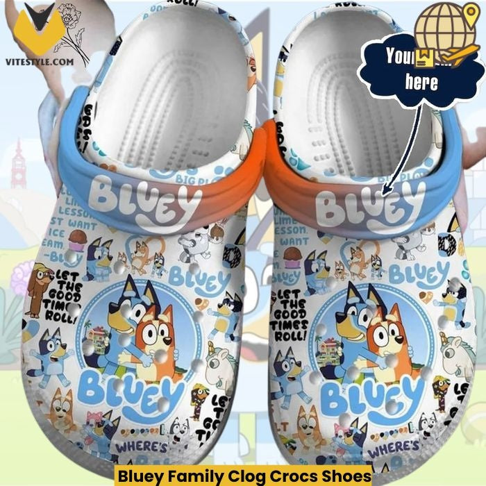 Bluey Family Clog Crocs Shoes