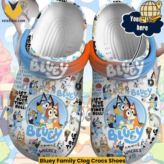 Bluey Family Clog Crocs Shoes