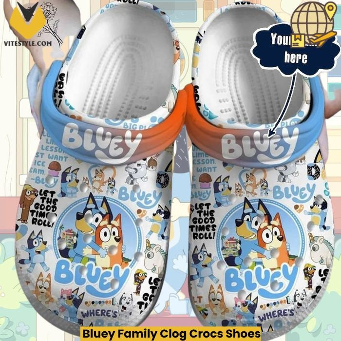 Bluey Family Clog Crocs Shoes