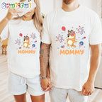 Bluey Mommy Independence Day 4th Of July Shirt, Bluey T Shirt, Mens Bluey Shirt, Womens Bluey Shirt