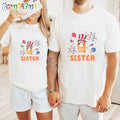 Bluey Sister Independence Day 4th Of July Shirt, Bluey T Shirt, Mens Bluey Shirt, Womens Bluey Shirt