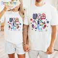 Bluey USA Flag Independence Day 4th Of July Shirt, Bluey T Shirt, Mens Bluey Shirt, Womens Bluey Shirt