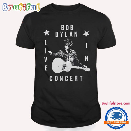 Bob Dylan Live In Concert Art 2024 T Shirt