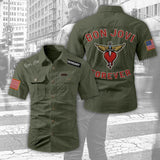 Bon Jovi Forever 2D Short Sleeve Mechanic Shirt – TANTN26307