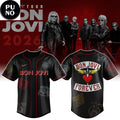 Bon Jovi Forever Tour 2026 Baseball Jersey