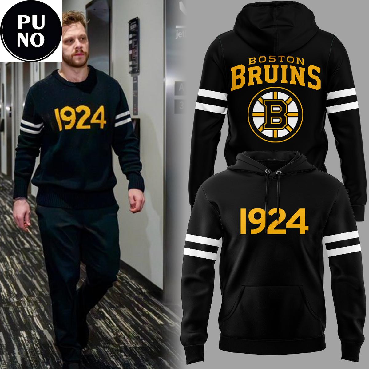 Boston Bruins 1924 Vintage Look Hoodie Shirt