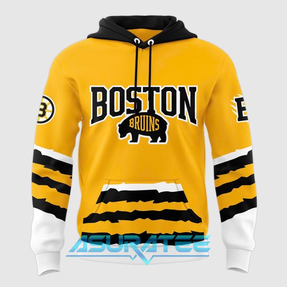 Boston Bruins 2026 NHL Stadium Series Yellow Limited Hoodie, Cap