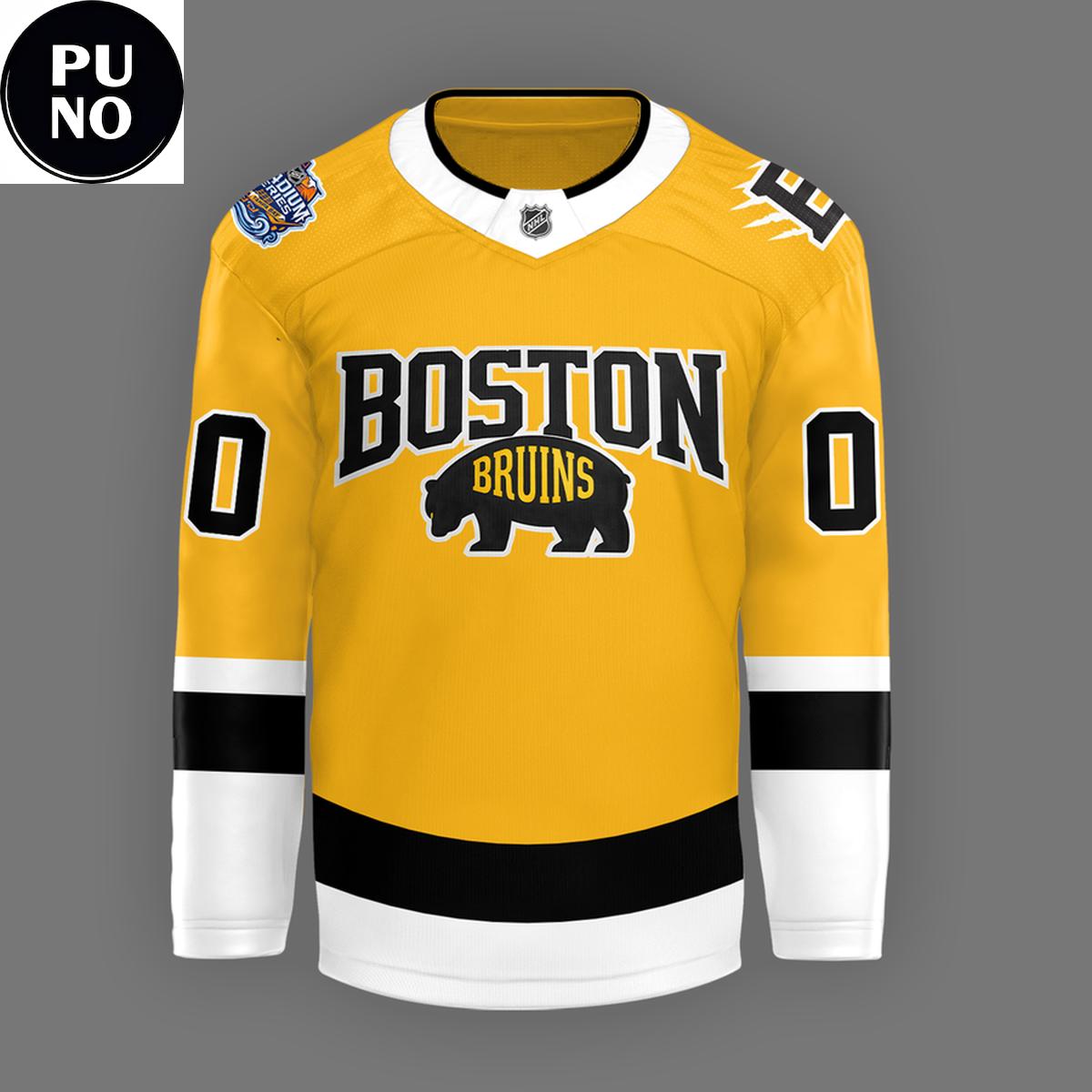 Boston Bruins 2026 Outdoor Game Personalized Hockey Jersey