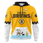 Boston Bruins ”Peanuts Night ” 2026 Snoopy Special Hoodie, Cap