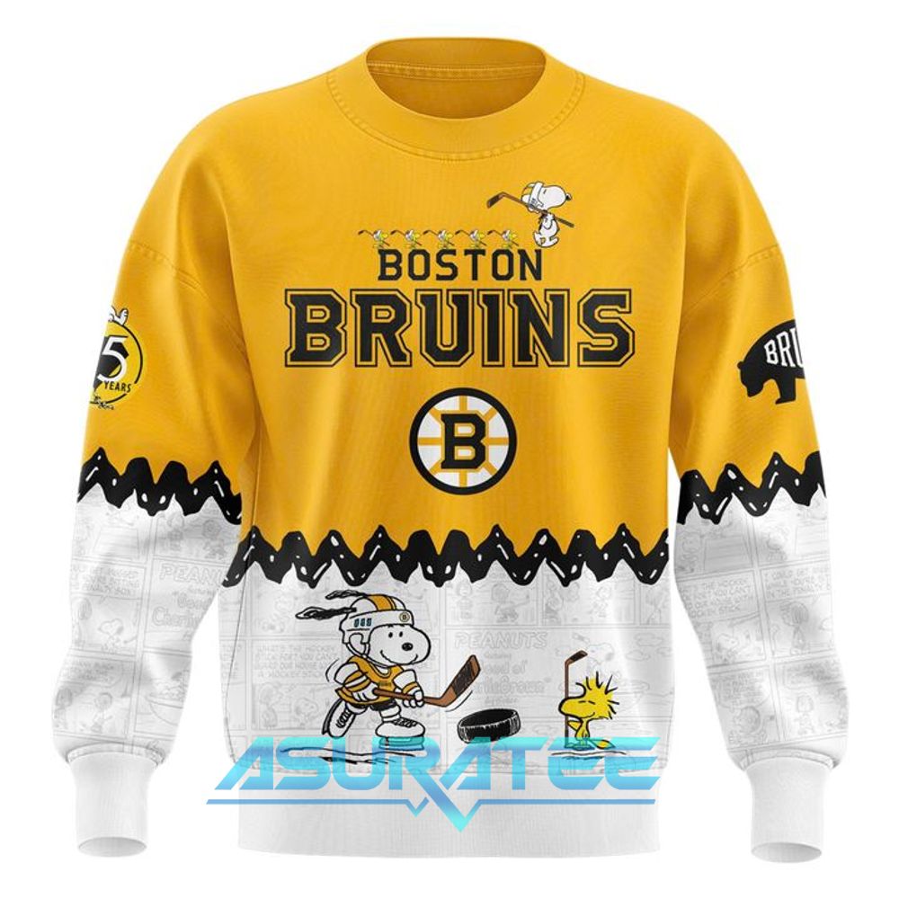 Boston Bruins” Peanuts Night ” 2026 Snoopy Special Sweatshirt
